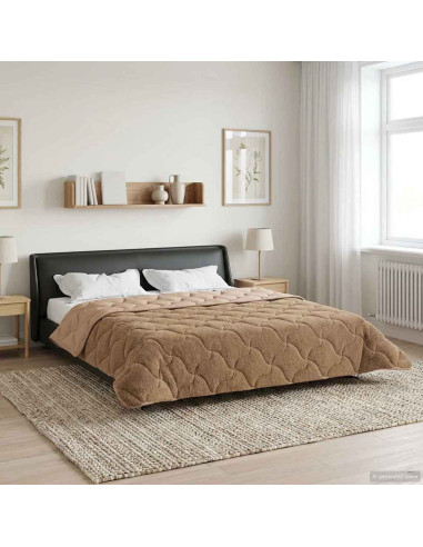 Duvet Invernale Talpa 220 x 260 cm Microfibra e Fleece Teddy