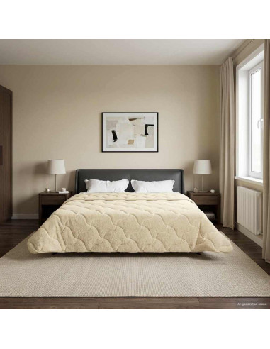 Piumone Completo Annuale Trapuntato Crema 220 x 260 cm