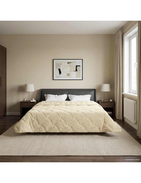 Piumone Completo Annuale Trapuntato Crema 220 x 260 cm