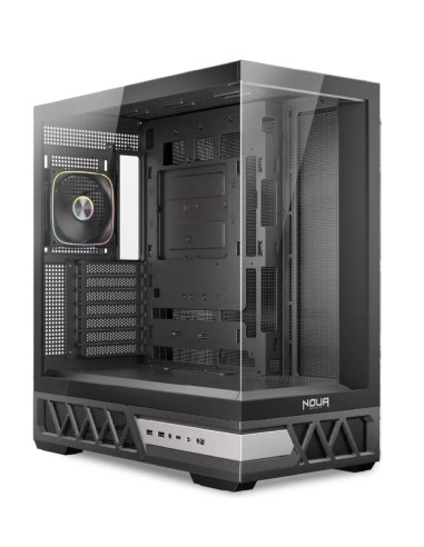 CASE ATX NO PSU ORIZON MK100 2USB3.0 1TYPE-C 1FAN ARGB F&S GLASS