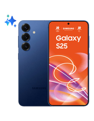 Samsung Galaxy S25 Smartphone AI, Display 6.2'' FHD+ Dynamic AMOLED 2X, Fotocamera 50MP, RAM 12GB, 256GB, 4.000 mAh, Navy