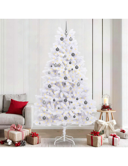 Albero di Natale artificiale Bianco 120 x 120 x 240 cm