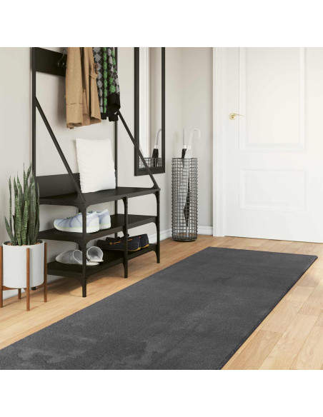 Tappeti per area HUARTE Antracite 750 x 80 cm Poliestere