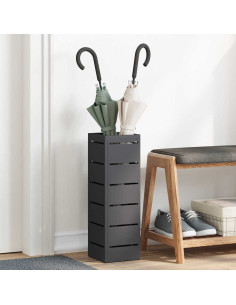 Supporto per Ombrellone Nero 15,5 x 15,5 x 49 cm Metallo