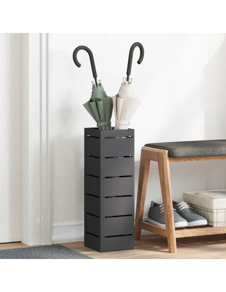 Supporto per Ombrellone Nero 15,5 x 15,5 x 49 cm Metallo