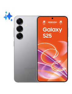 Samsung Galaxy S25 Smartphone AI, Display 6.2'' FHD+ Dynamic AMOLED 2X, Fotocamera 50MP, RAM 12GB, 128GB, 4.000 mAh, Silver shad