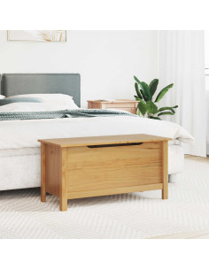 Scatola di Stoccaggio Marrone miele 90 x 40 x 45 cm