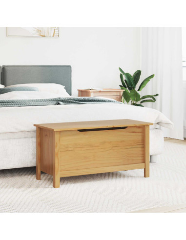 Scatola di Stoccaggio Marrone miele 90 x 40 x 45 cm