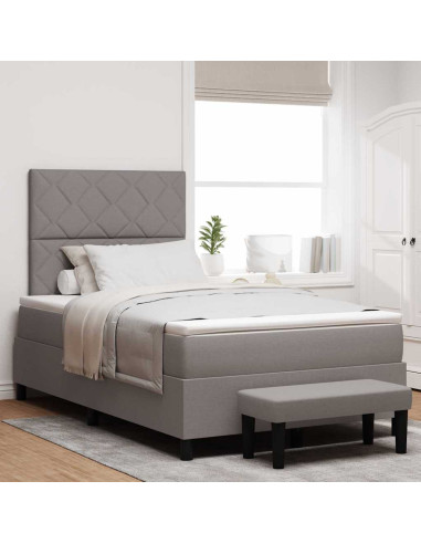 Letto a molle con materasso Talpa 120 x 190 cm Tessuto