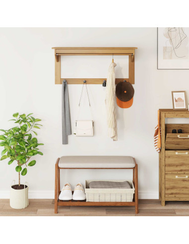 Appendiabiti Marrone miele 90 x 35 x 41,5 cm