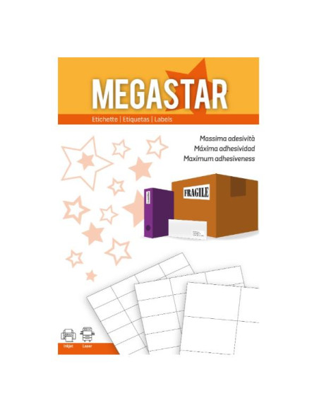 CF10000  ETICHETTE 37X14MM 100FF