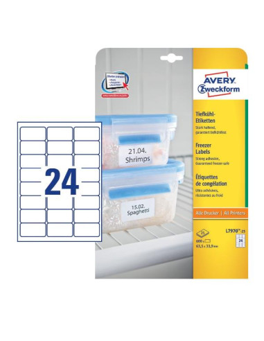 ETICH. PER FREEZER 63 5X33 9