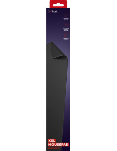 Trust GXT 759 Tappetino per mouse per gioco da computer Nero