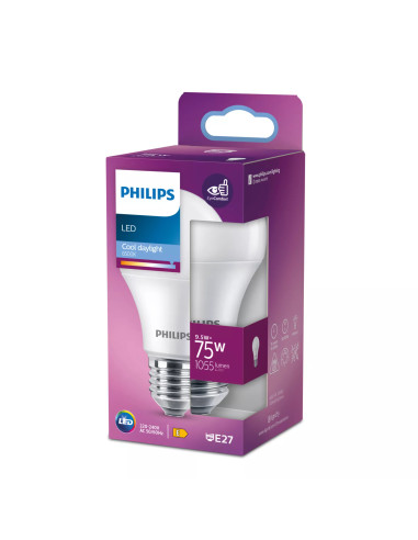 Philips Lampadina 75 W A60 E27