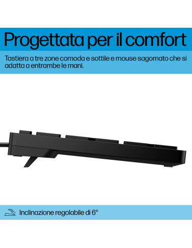 HP Mouse e tastiera Wired Desktop 320MK