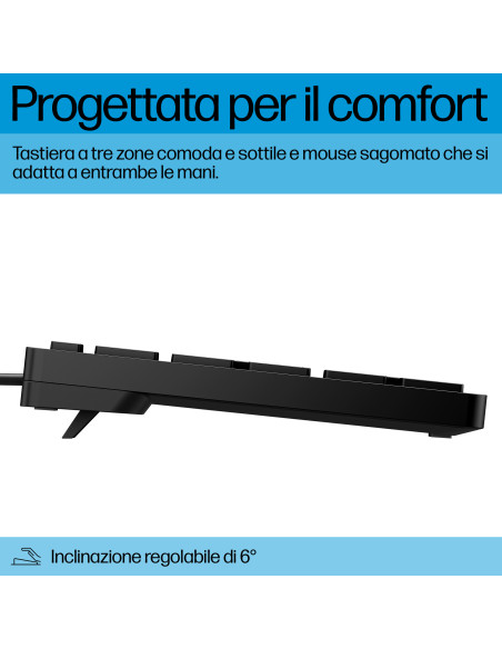 HP Mouse e tastiera Wired Desktop 320MK