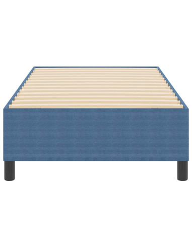 Struttura letto piattaforma Blu 90 x 190 cm Tessuto