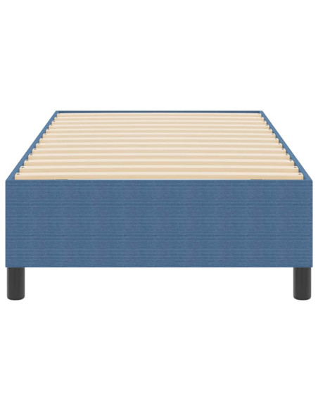 Struttura letto piattaforma Blu 90 x 190 cm Tessuto