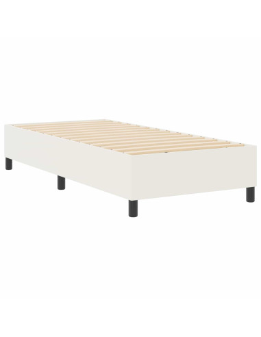 Struttura letto piattaforma Crema 90 x 200 cm Tessuto