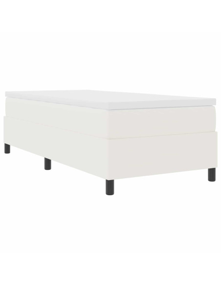 Struttura letto piattaforma Crema 90 x 200 cm Tessuto