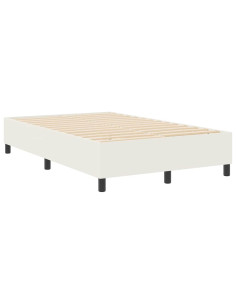 Struttura letto piattaforma Crema 120 x 200 cm Tessuto 2