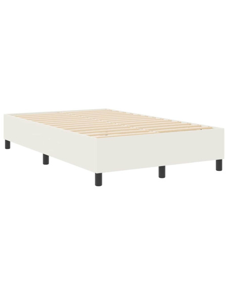 Struttura letto piattaforma Crema 120 x 200 cm Tessuto