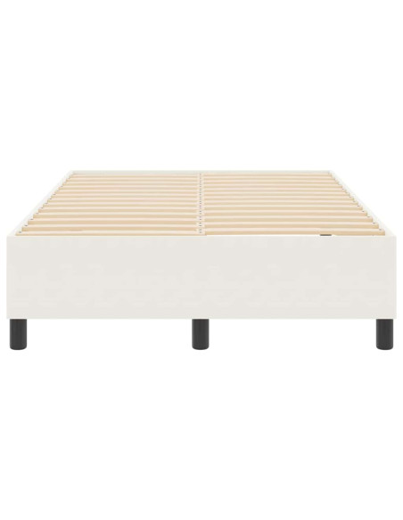 Struttura letto piattaforma Crema 120 x 200 cm Tessuto