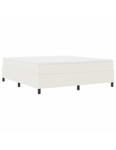 Struttura letto piattaforma Crema 180 x 200 cm Tessuto