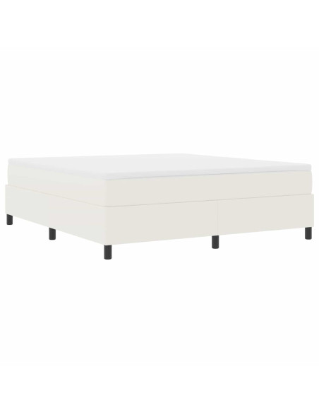 Struttura letto piattaforma Crema 180 x 200 cm Tessuto