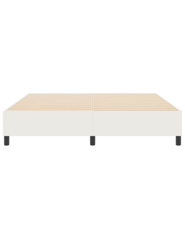 Struttura letto piattaforma Crema 180 x 200 cm Tessuto