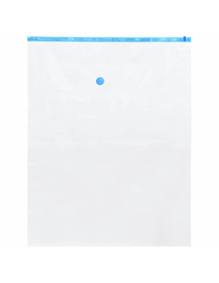 Sacchetti per Stoccaggio 5 pcs Trasparente e Blu 100 x 80 cm