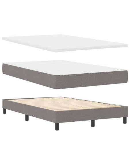 Letto a molle con materasso Talpa 120 x 190 cm Tessuto