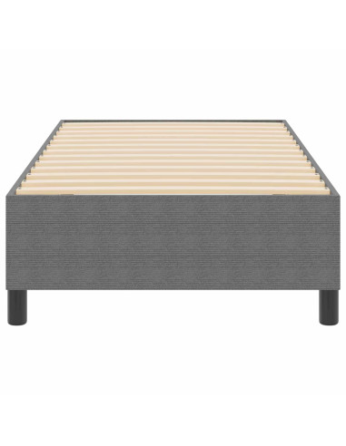 Struttura letto piattaforma Grigio chiaro 90 x 200 cm Tessuto