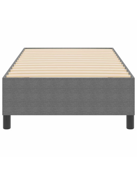Struttura letto piattaforma Grigio chiaro 90 x 200 cm Tessuto