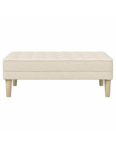 panchina con cuscino Tela 113 x 57 x 39 cm Tessuto