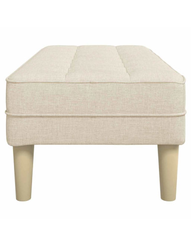 panchina con cuscino Tela 113 x 57 x 39 cm Tessuto