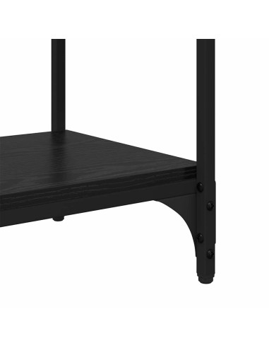 Armadio per Libri Rovere nero 100 x 33 x 70,5 cm