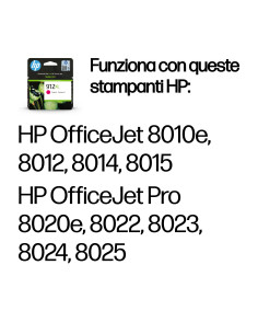 HP Cartuccia di inchiostro magenta originale 912XL ad alta capacità 2