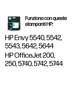 HP Cartuccia originale inchiostro nero 62 2