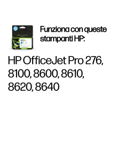 HP Cartuccia originale inchiostro ciano ad alta capacità 951XL