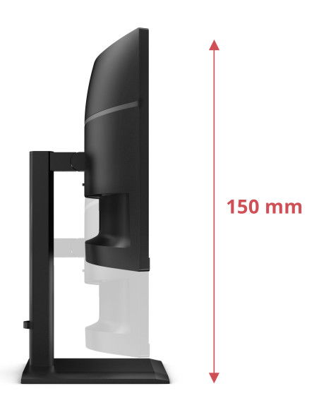 AOC E4 CU34E4CV Monitor PC 86,4 cm (34") 3440 x 1440 Pixel UltraWide Quad HD LCD Nero