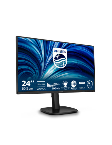 Philips Serie 3000 24B2N3200D/00 Monitor PC 61,2 cm (24.1") 1920 x 1200 Pixel WUXGA LCD Nero