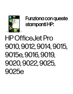 HP Confezione da 4 cartucce di inchiostro nero, ciano, magenta, giallo originali 963 2