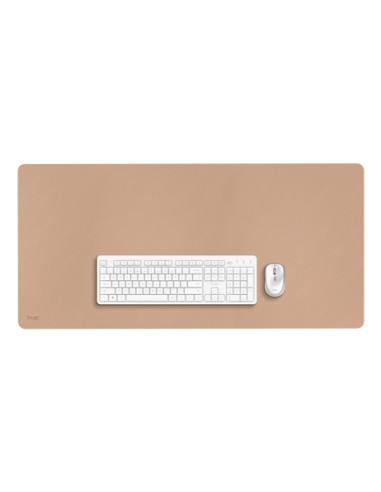 Trust Benya XXL sottomano Cloruro di polivinile (PVC) Beige