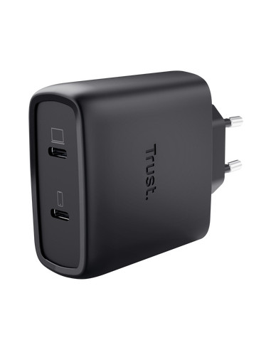 Trust Maxo Caricabatteria a 2 porte USB-C GaN da 65 W