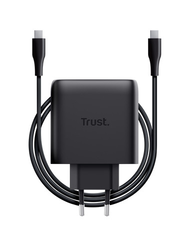 Trust Maxo Caricabatteria a 2 porte USB-C GaN da 65 W