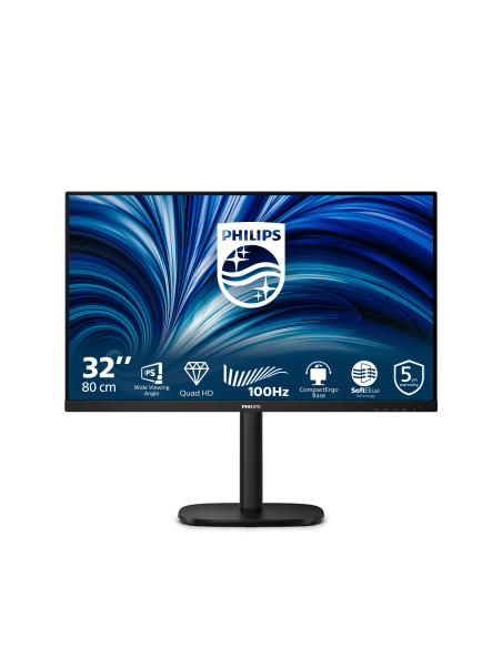 Philips Serie 3000 32B2N3500/00 Monitor PC 80 cm (31.5") 2560 x 1440 Pixel Quad HD LCD Nero