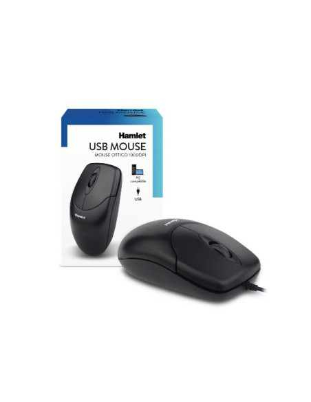 MOUSE USB 1000 DPI + USB-C ADAPTER