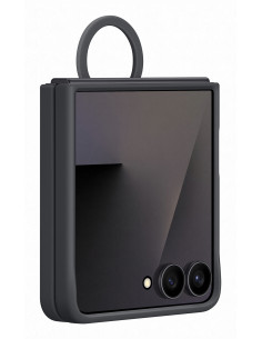 Samsung Galaxy Z Flip7 Ring Case (Silicone) Black 2