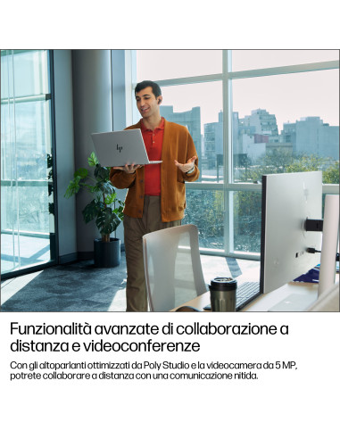 HP EliteBook 6 G1i AI Intel Core Ultra 7 255U Computer portatile 33,8 cm (13.3") WUXGA 16 GB DDR5-SDRAM 512 GB SSD Wi-Fi 6E (802